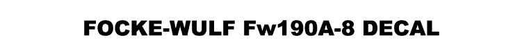 FOCKE-WULF